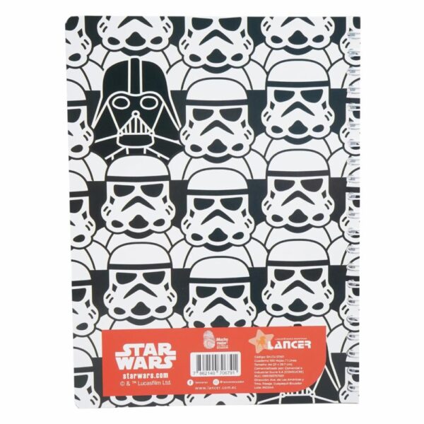 Cuaderno Universitario Star Wars 1 Línea DISNEY 100 Hojas - Imagen 2