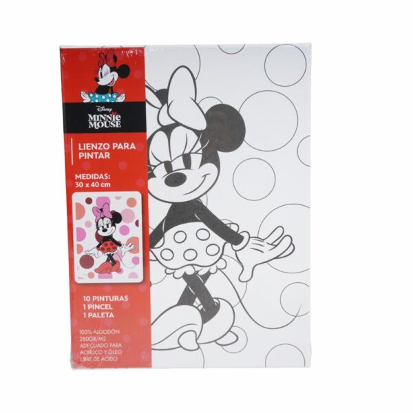 Set Lienzo Pintura Con Pincel Y Paleta Mickey DISNEY - Imagen 7
