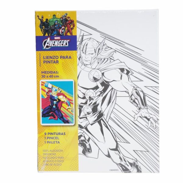 Set Lienzo Pintura Con Pincel Y Paleta Mickey DISNEY - Imagen 5