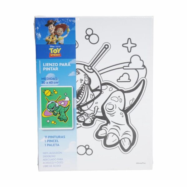 Set Lienzo Pintura Con Pincel Y Paleta Mickey DISNEY - Imagen 4