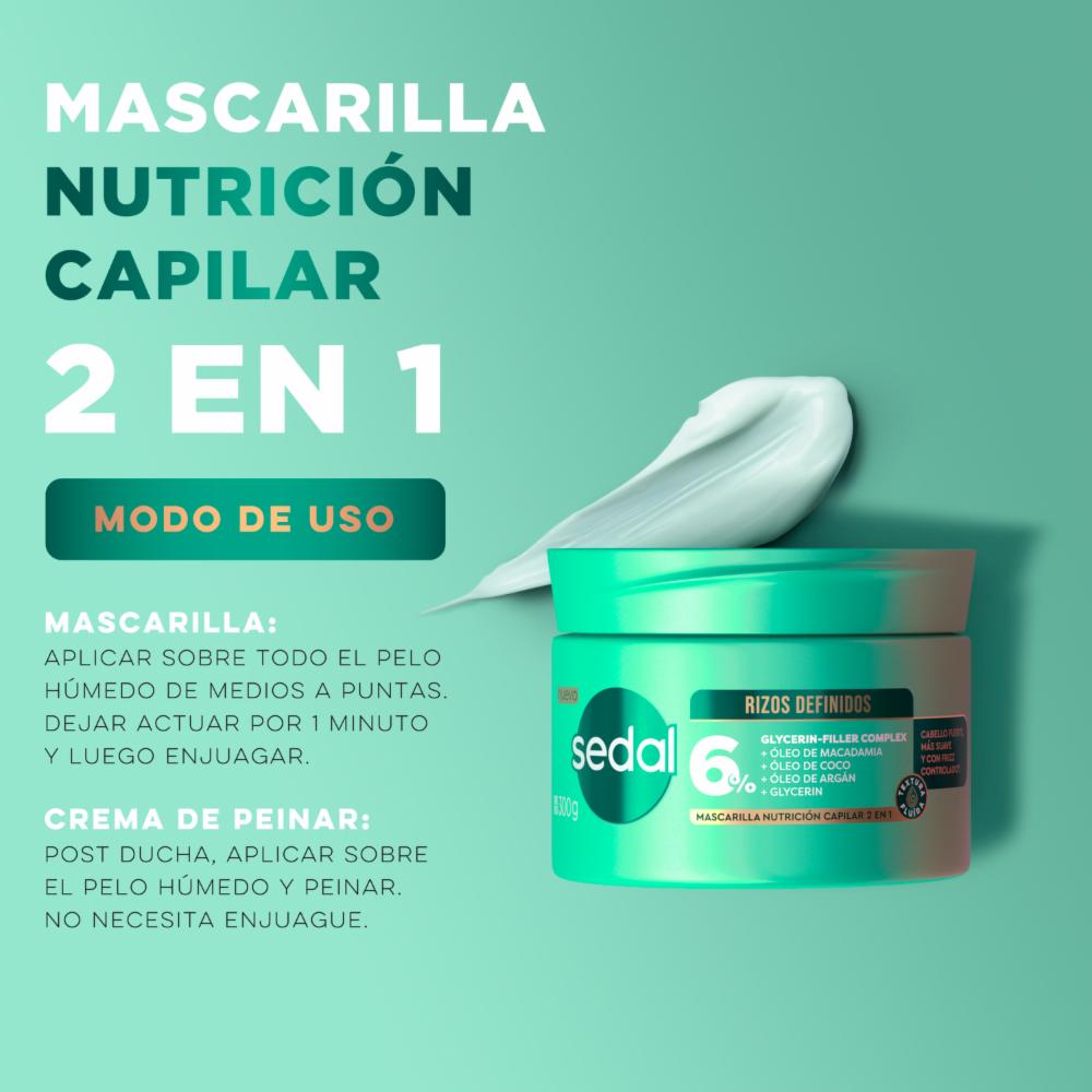 Mascararilla Capilar Rizos definidos SEDAL 300 G - Imagen 5