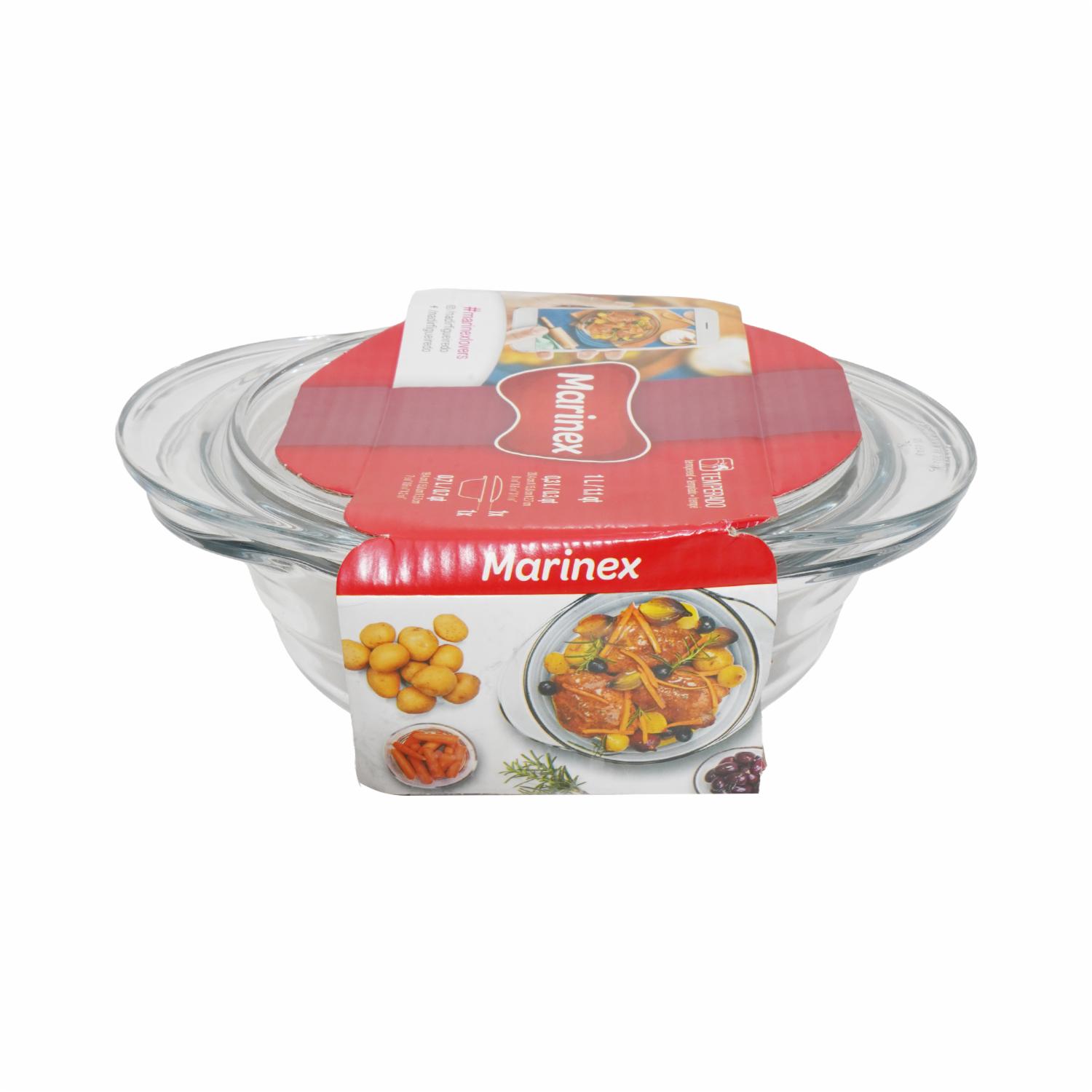 Cacerola Refractaria Redonda Pequeña MARINEX 1 Litro - Imagen 3