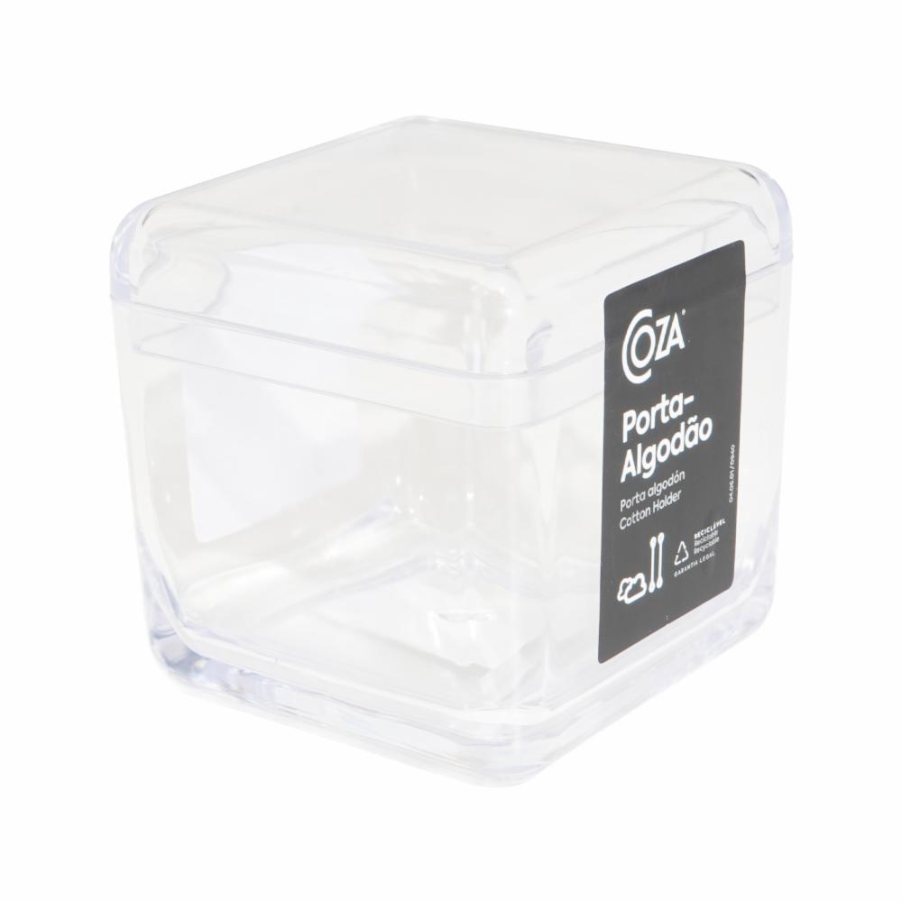 Porta Algodón Plástico Cristal COZA 1 Pieza - Imagen 2