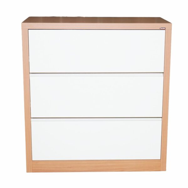 Cómoda 3 Cajones Freijo Blanco DALLA COSTA MDF
