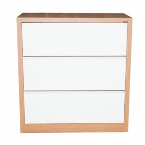 Cómoda 3 Cajones Freijo Blanco DALLA COSTA MDF