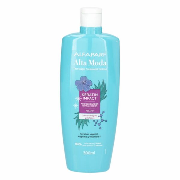 Acondicionador Keratin Impact Fortalecedor  Alta Moda ALFAPARF 300 Ml