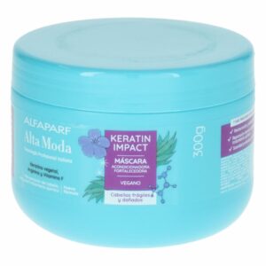 Mascarilla Acondicionadora Fortalecedora   Keratin Impact Alta Moda ALFAPARF 300 Ml