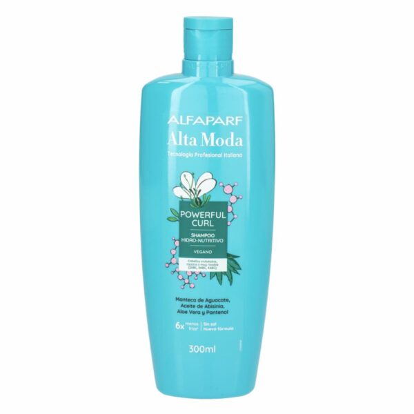 Shampoo Capilar Hidro-Nutritivo  Powerful Curl Alta Moda ALFAPARF 300 Ml