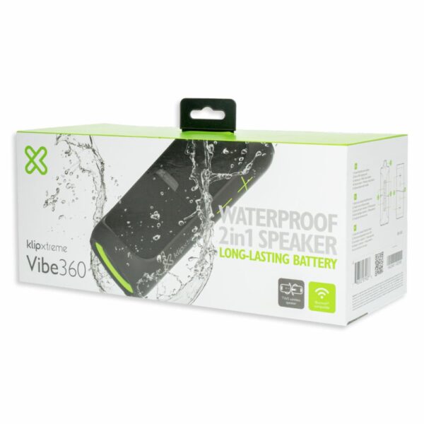 Parlante A Prueba De Agua 2 En 1 KLIPXTREME Bluetooth - Imagen 5