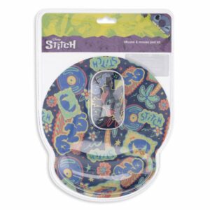 Mouse Y Mouse Pad Diseño De Stitch XTECH 2 Piezas