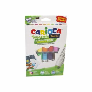 Tempera Solida Lavable Temperello Fabric CARIOCA X 10 piezas