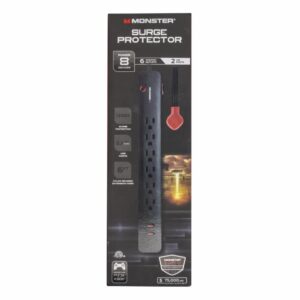 Protector De Corriente Tipo Regleta 8 Entradas MONSTER 1200 Jules