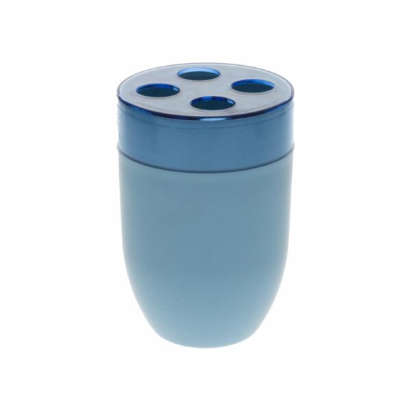 Porta Cepillo Dientes Bicolor Celeste HOUSEWIN Unidad