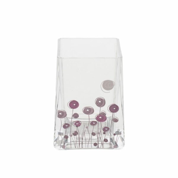 Vaso Clear Flores Lilas HOUSEWIN Unidad