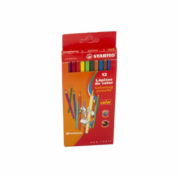 Lápiz De Colores Hexagonal STABILO X12 Uds