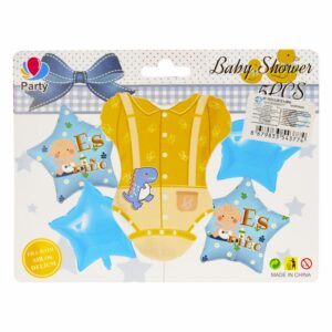 Globo Aluminio Ropa Niño PARTY 5 Piezas