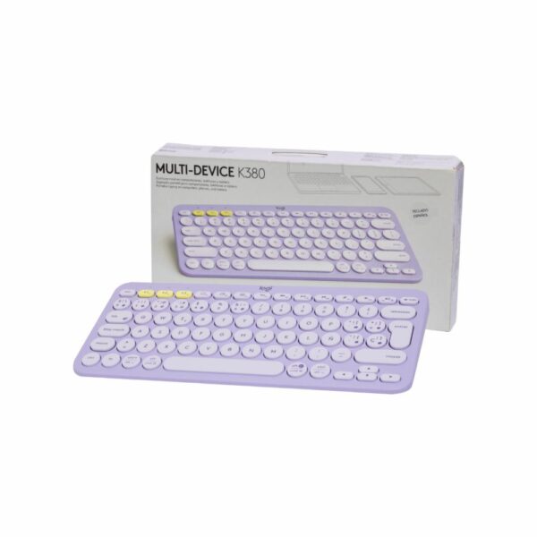 Teclado Lavender Lemonade LOGITECH Bluetooth - Imagen 3