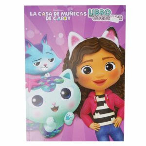 Libro La Casa De Muñecas De Gabby Para Colorear PENGUIN 75 Páginas