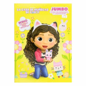 Libro La Casa Munecas De Gabby Jumbo Colorea Y Actividades PENGUIN 25 Páginas