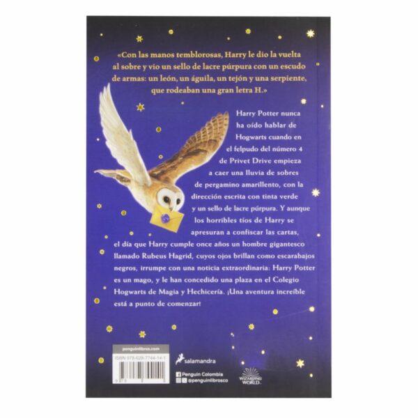 Libro Harry Potter Y La Piedra Filosofal Ilustrado SALAMANDRA 286 Páginas - Imagen 2