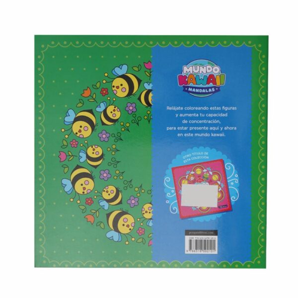 Libro Animales Y Plantas Mundo Kawaii Mandalas BEASCOA 30 Páginas - Imagen 2