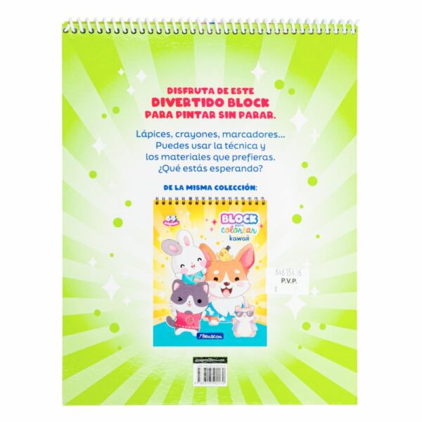 Libro Block Para Colorear Mascotas BEASCOA 64 Páginas - Imagen 2