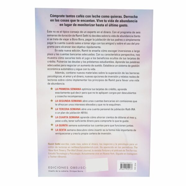 Libro Te Ensenare A Ser Rico EDICIONES OBELISCO 399 Páginas - Imagen 2