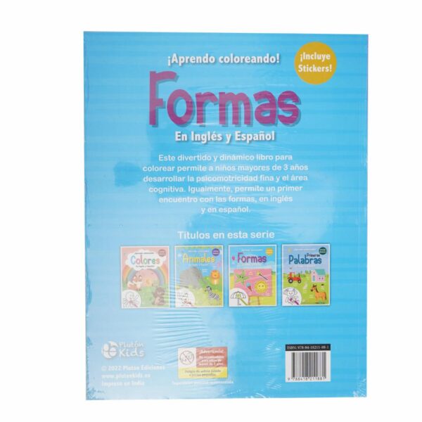 Libro Aprendo Coloreando Formas PLUTÓN 54 Páginas - Imagen 2