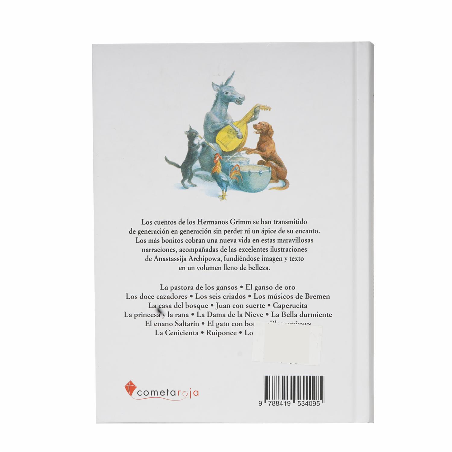 Libro Cuentos Para Antes De Dormir De Los Hermanos Grimm COMETAROJA 376 Páginas - Imagen 2