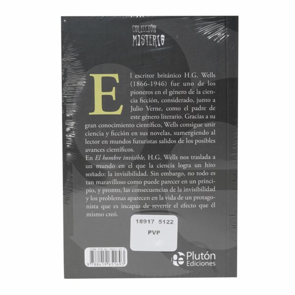 Libro Hombre Invisible PLUTÓN 224 Páginas - Imagen 2