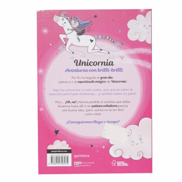 Libro Unicornia 8 Unos Patines Voladores MONTENA 128 Páginas - Imagen 2