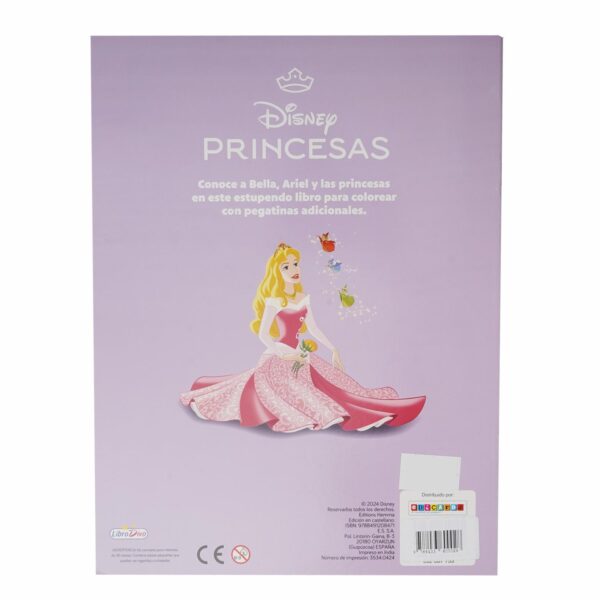 Libro Disney Princesas Color LIBRO DIVO 20 Páginas - Imagen 2