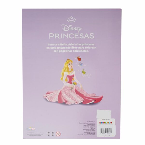 Libro Disney Princesas Color LIBRO DIVO 20 Páginas - Imagen 2