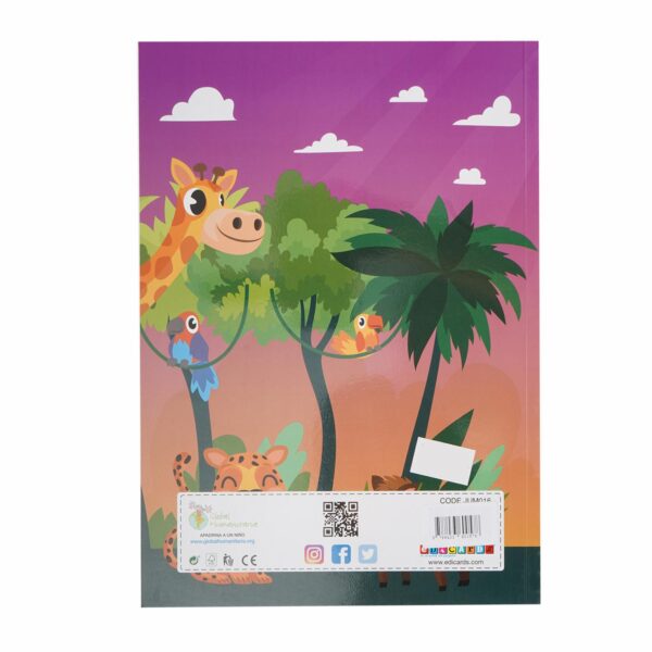 Libro Jumbo Coloring Book EDICARDS 25 Páginas - Imagen 2