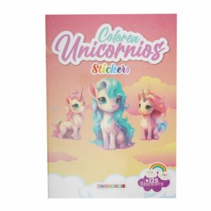 Libro Colorea Unicornios Sticker's EDICARDS 150 Páginas
