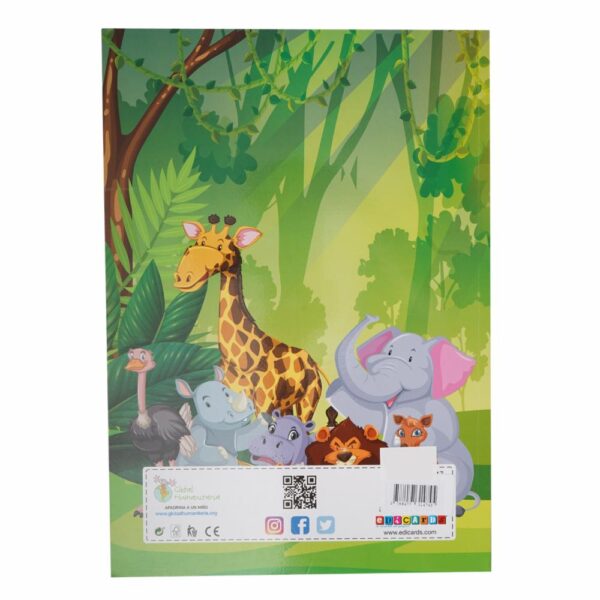 Libro Jumbo Coloring Books Safari EDICARDS 152 Páginas - Imagen 2