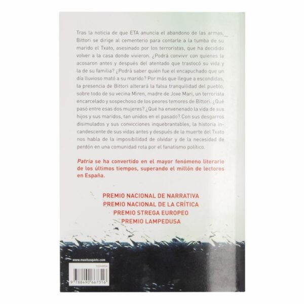Libro Patria MAXI TUSQUETS 646 Páginas - Imagen 2