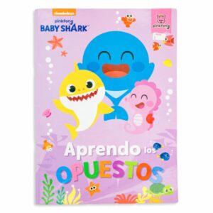 Libro Aprendo Los Opuestos Con Baby Shark PENGUIN 50 Páginas