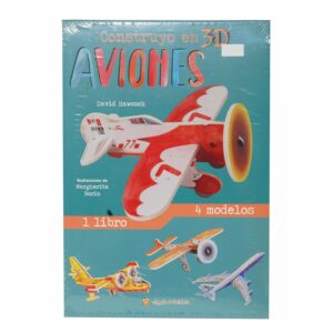 Libro Construyendo En 3D Aviones EL GATO DE HOJALATA 10 Páginas