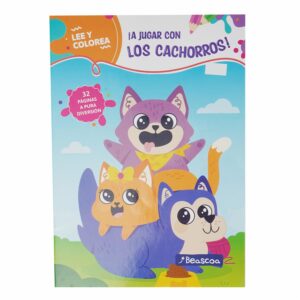 Libro ¡A Jugar Con Los Cachorros! BEASCOA 25 Páginas