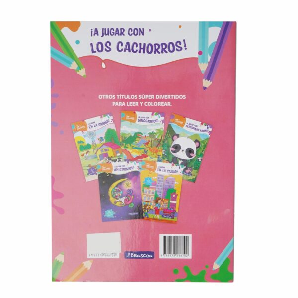 Libro ¡A Jugar Con Los Cachorros! BEASCOA 25 Páginas - Imagen 2
