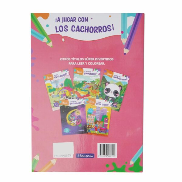 Libro ¡A Jugar Con Los Cachorros! BEASCOA 25 Páginas - Imagen 2