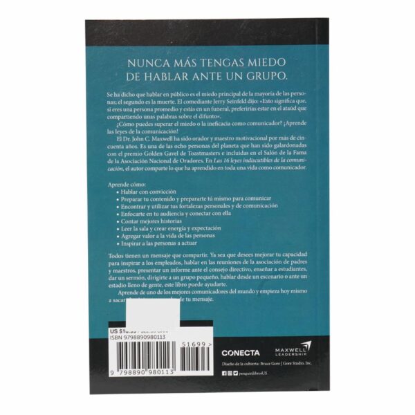 Libro Las 16 Leyes Indiscutibles De La Comunicacion CONECTA 316 Páginas - Imagen 2