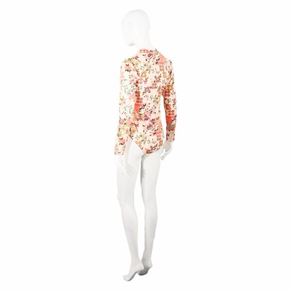 Traje De Baño Estampado Mangas Largas Cuello Redondo TALULAH - Imagen 2