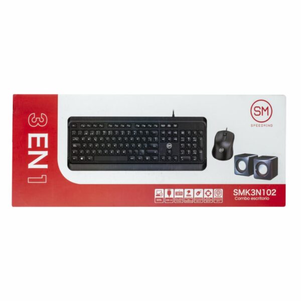Combo Teclado/Parlante SPEED MIND Con Cable - Imagen 4