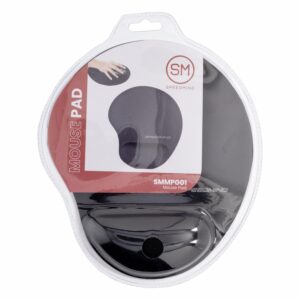Mouse Pad Con Almohadilla Para Muñeca SPEED MIND Negro