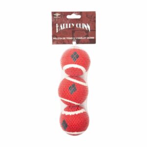 Pelota Para Mascota De Tenis Diseño Harley Quinn BUCKLE DOWN X 3 Uds