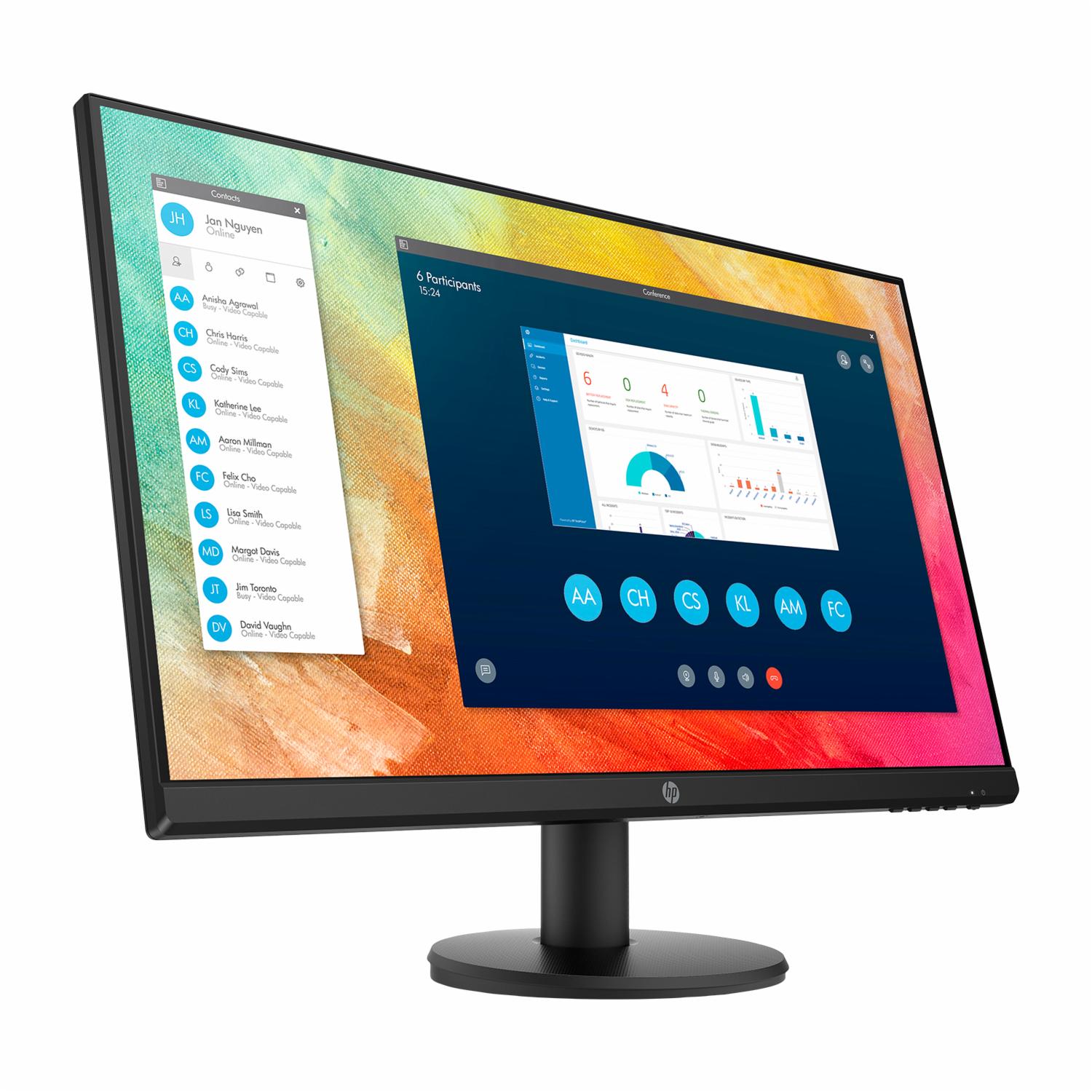 Monitor P27V Negro HP 27" - Imagen 3