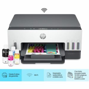 Impresora Multifunción Smart Tank 670 HP Inalámbrica