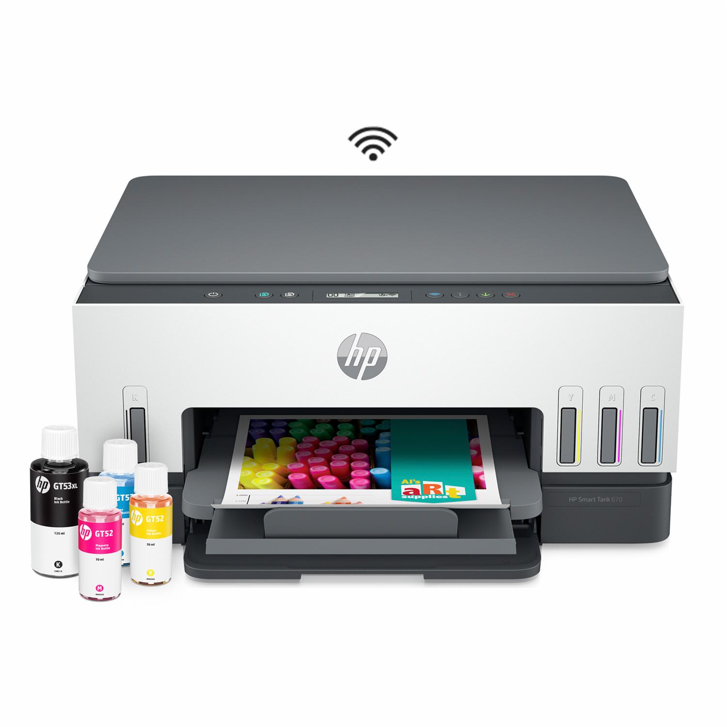 Impresora Multifunción Smart Tank 670 HP Inalámbrica - Imagen 2